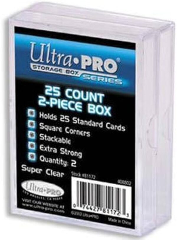 Ultra Pro 25 Count 2 Piece Storage Box (1)