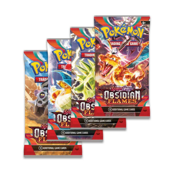 Pokémon TCG Booster Pack - Obsidian Flames (4)