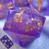 7PCS Quicksand Sharp Edge DND Dice Sets - Image 2