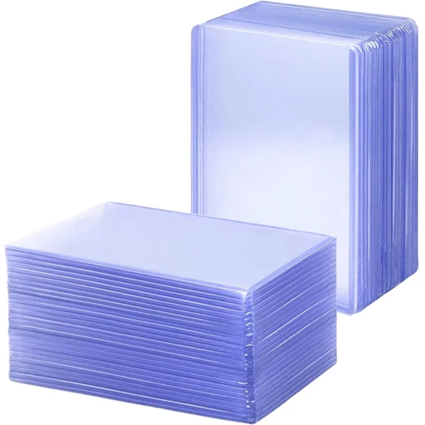 25Pcs/Pack 35PT Trading Card Holder Top Loader Clear Protective Hard Plastic Card Sleeves