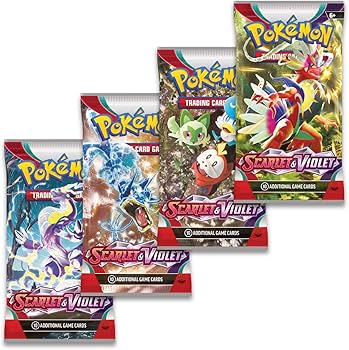 Pokémon TCG Booster Pack - Scarlet & Violet (4)