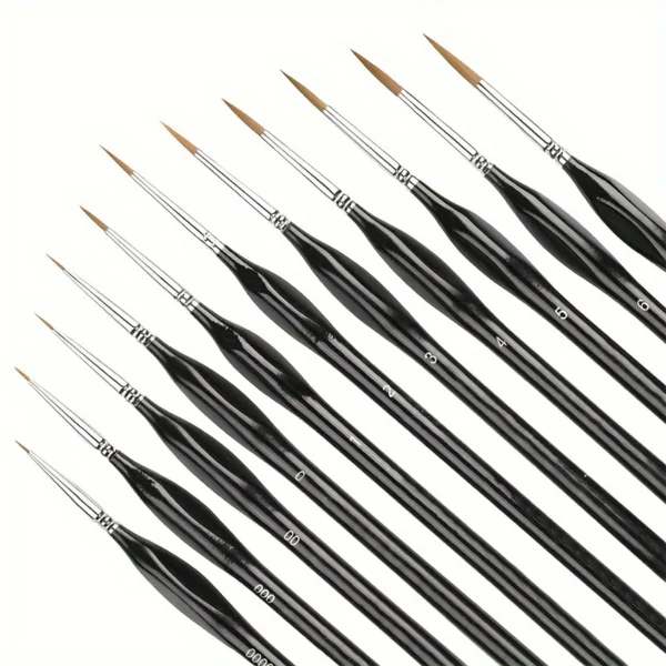 11 pcs Fine Detail Paint Brush Set