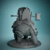 Templar Bear Scepter Point Miniature - Image 2