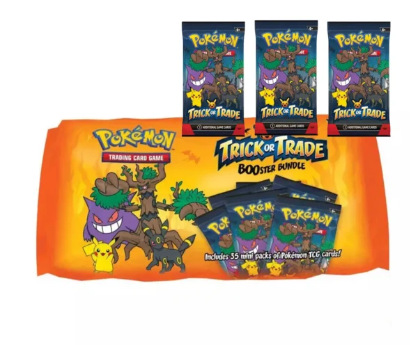 2024 Pokemon Cards Trick or Trade Halloween Booster Bundle Gengar pokemon TCG Child Party Game Limited Collection card