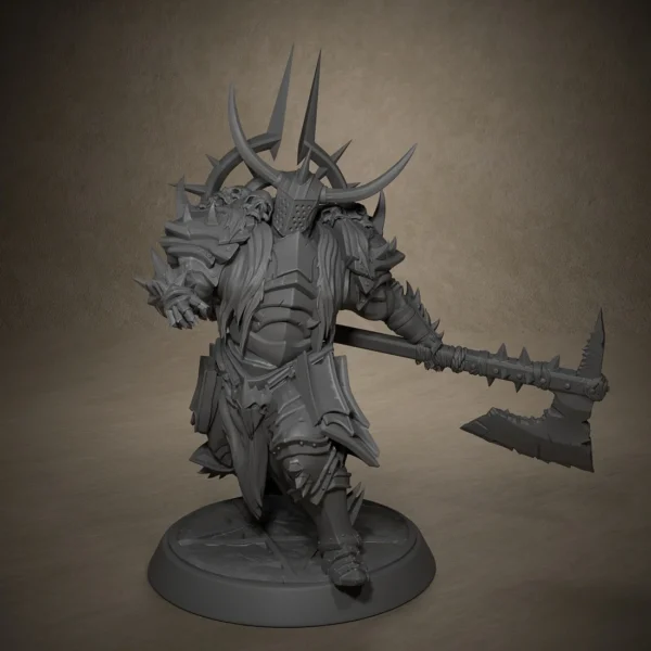 Darknight Axe Attack Miniature Model