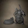 Dwarf Paladin Hunter Miniature Model - Image 3