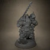 Dwarf Paladin Hunter Miniature Model - Image 2