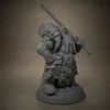 Dwarf Paladin Hunter Miniature Model - Image 5